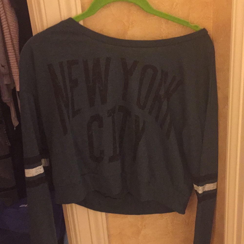 New York City Long sleeve Crop top